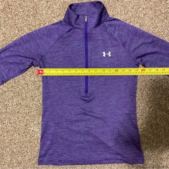 Under Armour Tops - 4 for $25 - Under Armour Purple Quarter Zip Long Sleeve Athletic Running Yoga